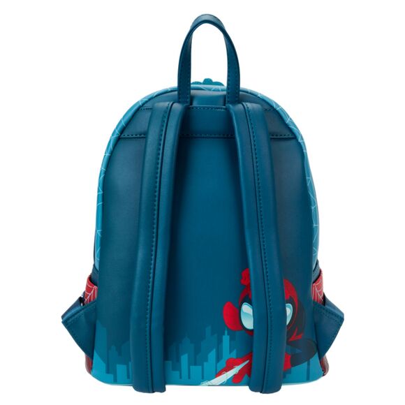 SDCC Limited Edition Spider-Man Lenticular Glow Mini Backpack - Picture 2 of 9